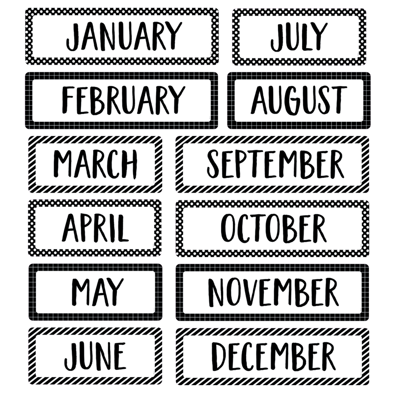 Months Of The Year Bulletin Board Printables | My XXX Hot Girl