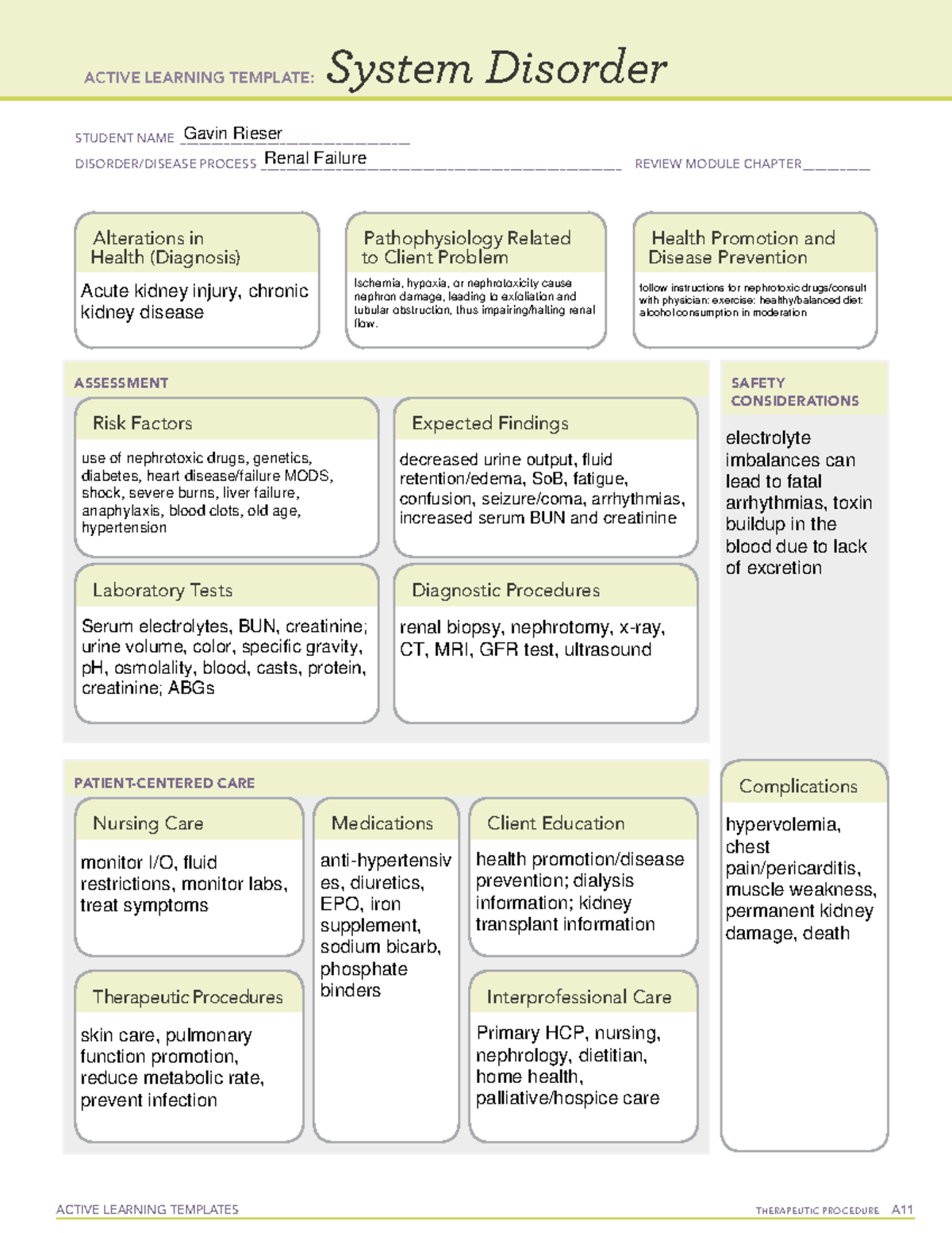 ATI Concept Map Template