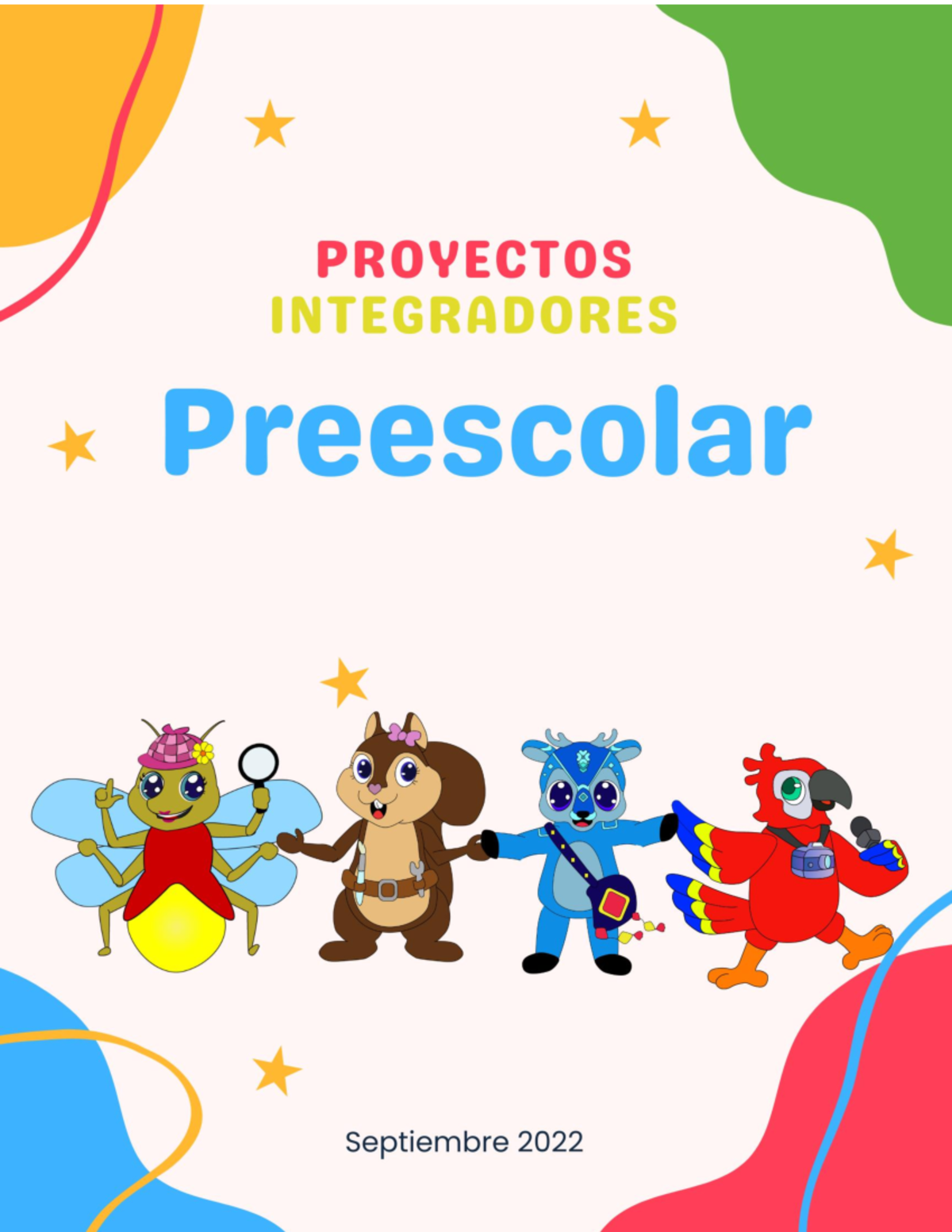 Cuadernillo Preescolar Generalidades Fases Del Proyecto Integrador My ...