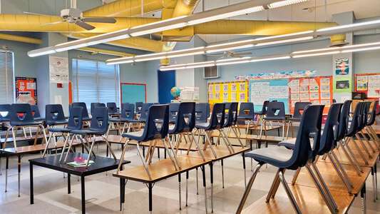 Clark Middle School in San Diego California - Classroom