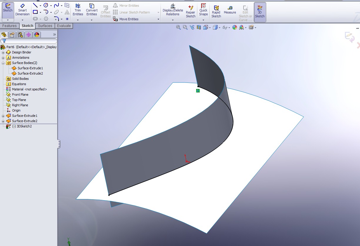 How can I create an intersection curve in SW? | GrabCAD Tutorials