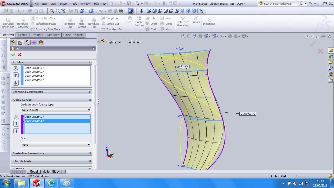 Help with Chris Shakal's Turbofan Blade | GrabCAD Questions