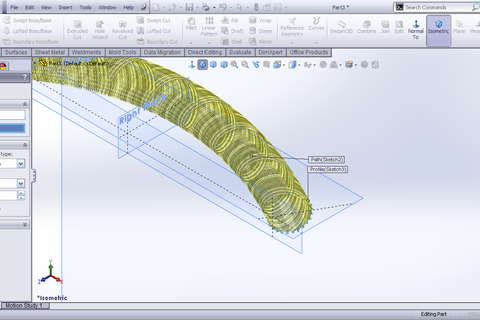 Tutorial - Swept twist in SolidWorks? - GrabCAD