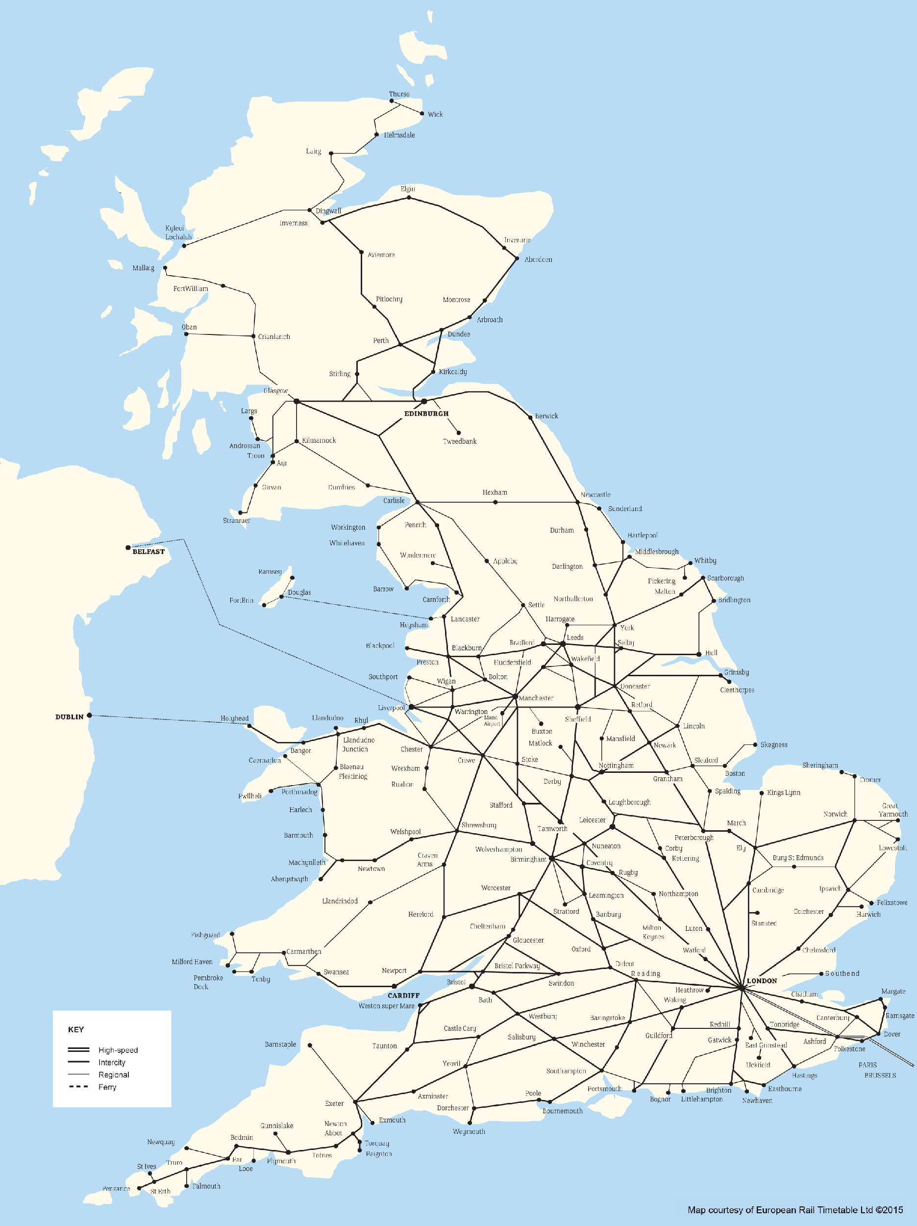 Train Lines In France Map - Map of world