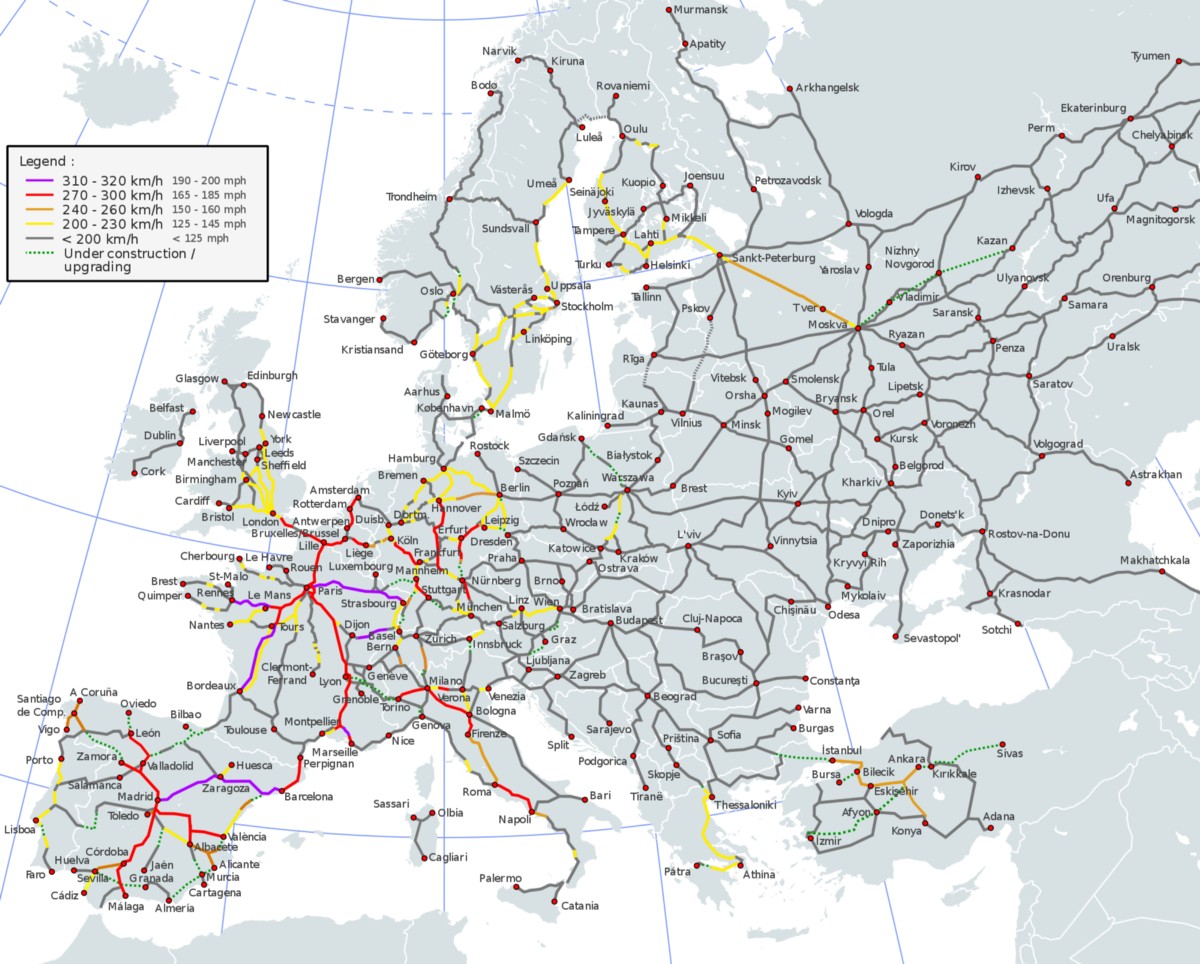 China's High-Speed Train Map Puts US Transportation to Shame