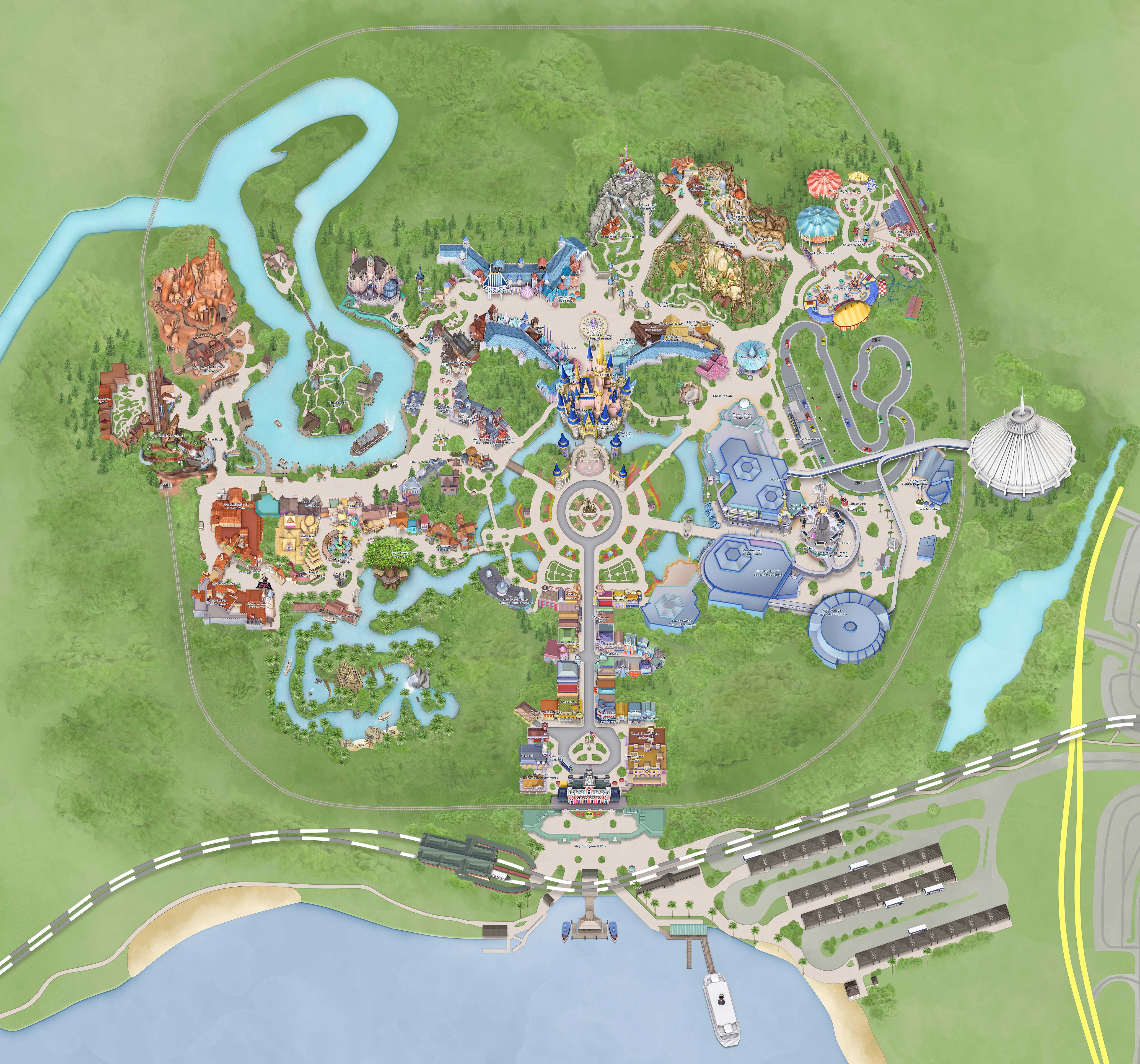 Disney magic kingdom map 2020 - xpresspoi