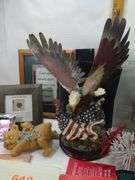 Fiber Optic Eagle Statue (No Cord), Party for 10 New Years Eve Party Favors, Decorative Pictures, Can Coozies + Books