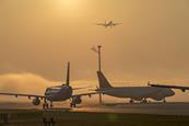 Generic airline traffic at Munich airport