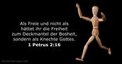 1 Petrus 2:16