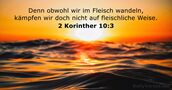 2 Korinther 10:3