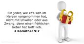 2 Korinther 9:7