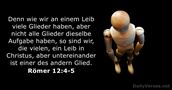 Römer 12:4-5