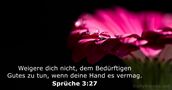 Sprüche 3:27