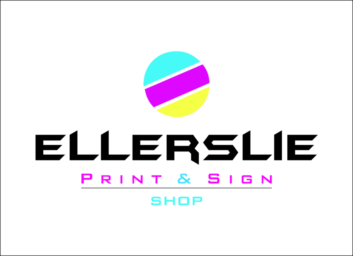 Logo Design by vishalsvachheta for Ellerslie Print & Sign Shop | Design #15234640