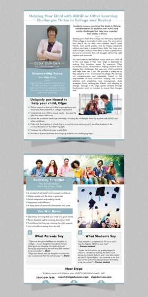 Olga Duncan ADHD coach needs a flyer | Flyer Design by CG PRITAM