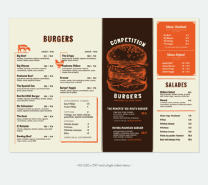 Menu Design by niamelia