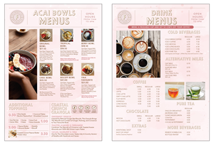 Menu Design by eleven