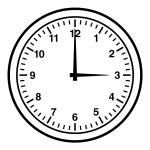 Clock clipart