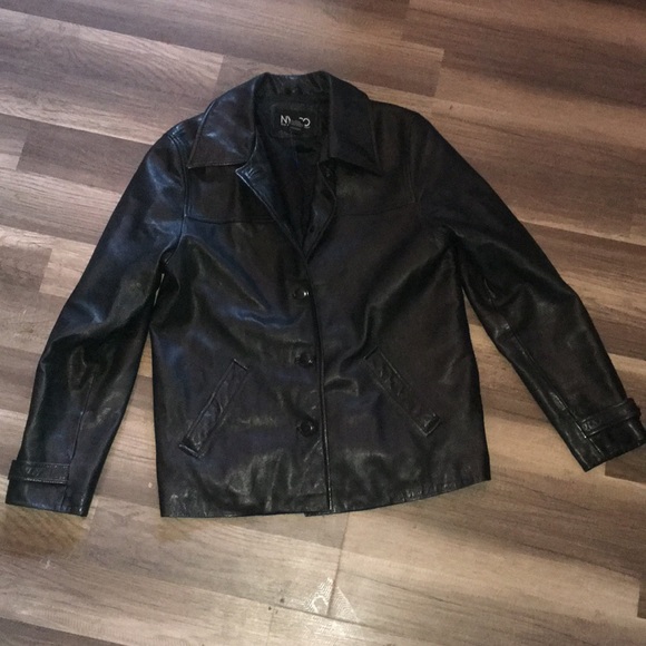 New York & Company | Jackets & Coats | Nyco 0 Black Leather Jacket Sz ...