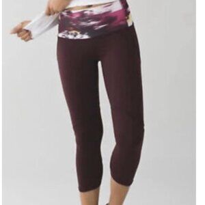 Lululemon Wunder Under Cropped Leggings