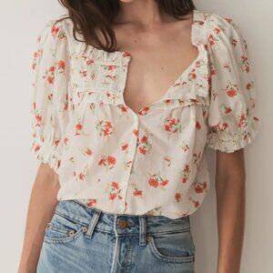 DÔEN Farley Top in Sweet Abelia Size XS