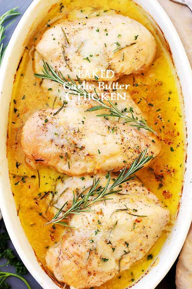 Baked Garlic Butter Chicken