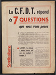 La C.F.D.T. répond à 7 questions que vous vous posez.