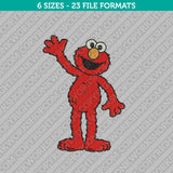 Elmo Machine Embroidery Design