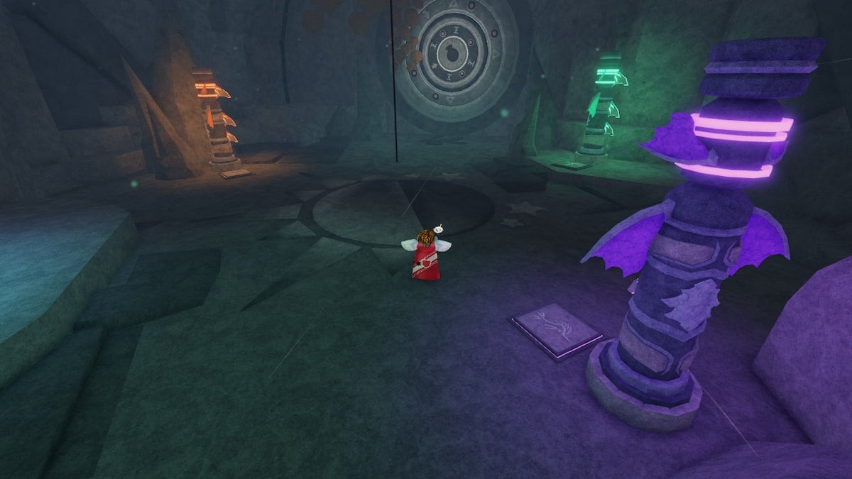 Picture showing the place where player can use the Ancient Fragments in Fisch.