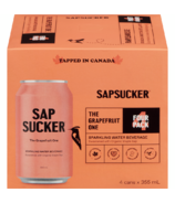 Sapsucker The Grapefruit Sparkling Water Sweetened with Organic Maple Sap