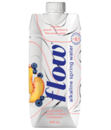 Flow Alkaline Spring Water Peach Blueberry