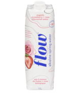 Flow Alkaline Spring Water Strawberry Rose