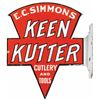 Image 2 : Keen Kutter Die Cut Porcelain Flange Sign