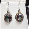 Image 1 : SILVER MYSTIC TOPAZ EARRINGS