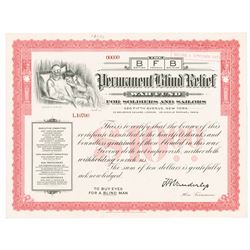 BFB - Permanent Blind Relief War Fund, For Soldiers and Sailors, 1914 ...