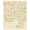 Image 1 : William Paterson and Henry Knox Document Signed