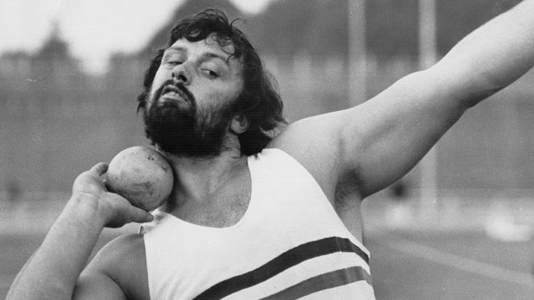 Geoff Capes, shot put (Getty Images)