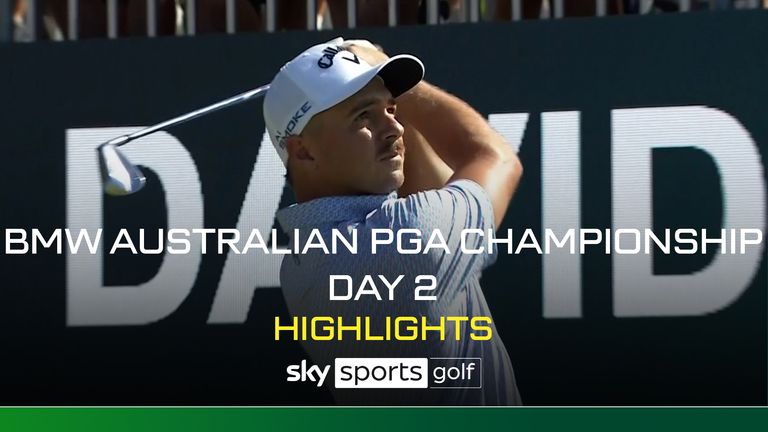 Highlights from day two of the BMW Australian PGA Championship at Royal Queensland Golf Club.