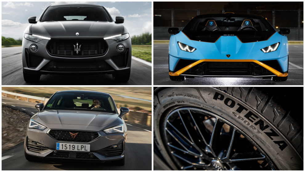 Bridgestone Potenza Sport - Maserati Levante Trofeo - Lamborghini Huracn STO - Cupra Len