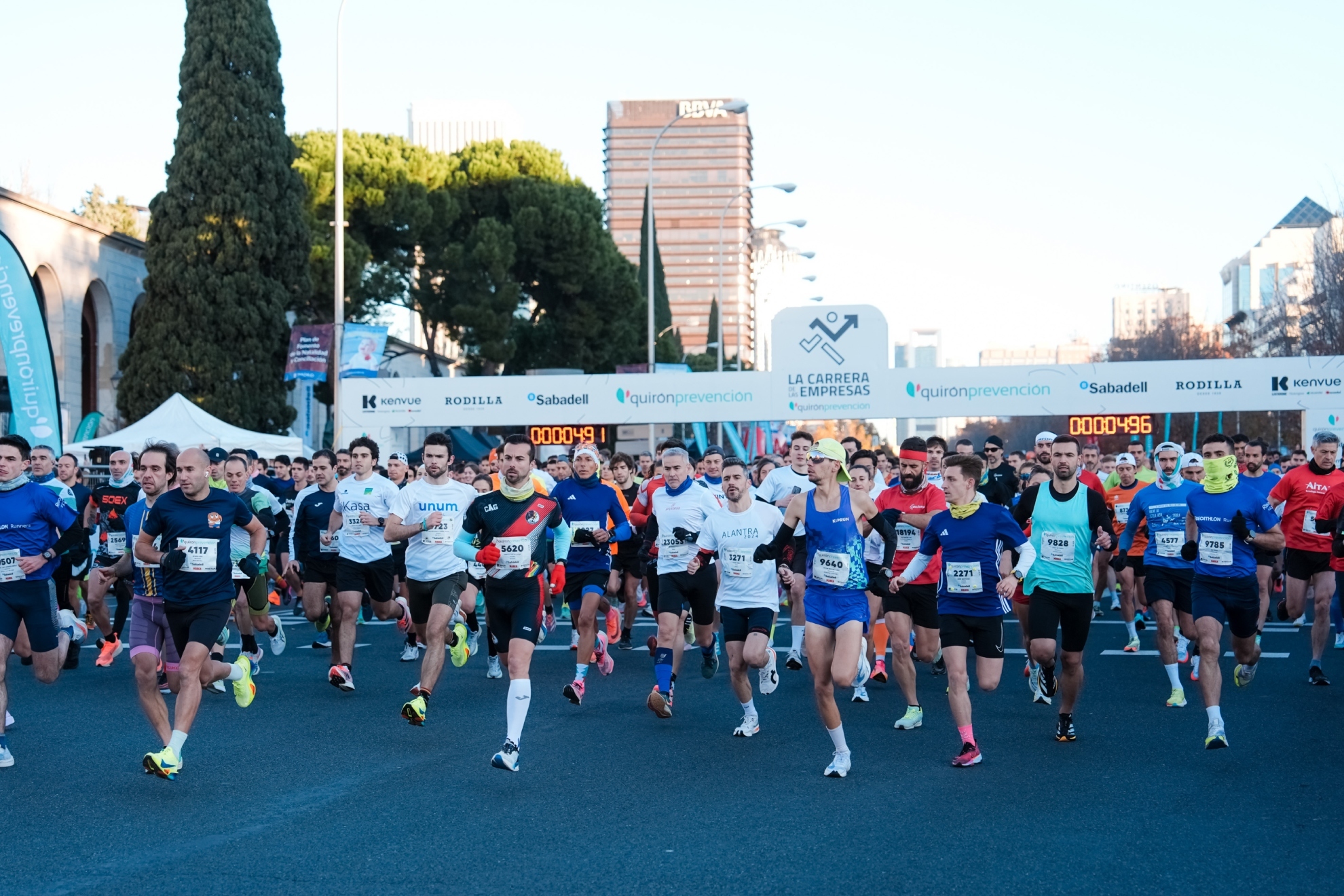 Salida de la Carrera de las Empresas