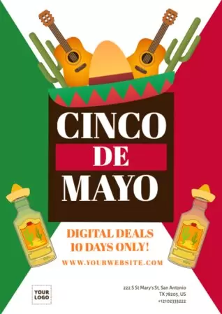 Edit a Cinco de Mayo template