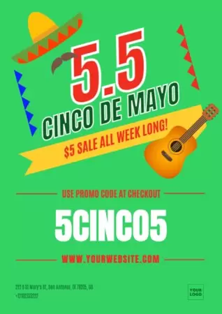 Edit a Cinco de Mayo template