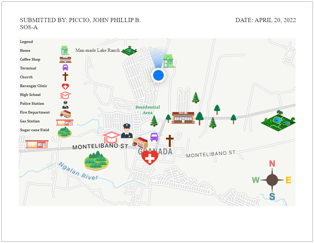 Barangay Spot Map Directional Map Edrawmax Template | My XXX Hot Girl