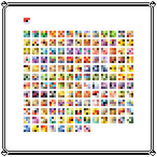 The only difference is the coloring; All Gen 1 Pokemon Each Represented By 9 Pixels Pokemon