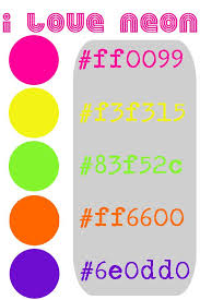 I'm trying to make a document, used to print on a t shirt, and i need neon colors. Neon Hex Colour Codes Hex Color Codes Neon Colour Palette Hex Colors