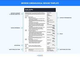 This type of resume shows your work history in reverse chronological order. Chronological Resume Template Format Examples