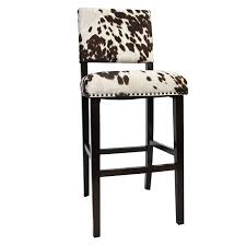 Peace zebra printed fabric upholstered bar stool. Cowhide Bar Stool Peter Corvallis Productions Tent Party Wedding Rentals Portland Rental Decor Portland