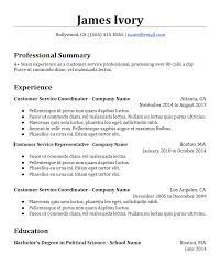 This is an accessible template. Chronological Resume Templates Free To Download