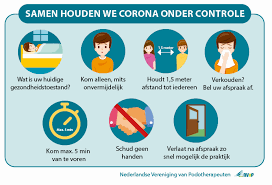 De extra strenge maatregelen gelden dan de laatste weken van december en ook nog begin januari, is de verwachting. Corona Maatregelen Podotherapie Verduin