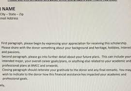 Thank you so much for your generosity. it is an honor to be chosen for the abc family scholarship. demonstrate the impact Please I Was Ask To Write A Thank You Letter Expre Chegg Com